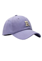 Kings Collection 字母R刺繡紫色可調節棒球帽 KCHT2290c