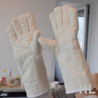 華隆興盛 五指加長烤箱微波爐耐高溫防燙耐磨隔熱加厚勞保防護工業烘培手套
