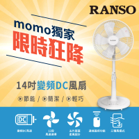 RANSO 聯碩 14吋智能變頻DC風扇(RDF-14CH531)