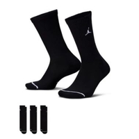 Kaos Kaki Basket Air Jordan U J Ed Elvd Crew 3Pr - 144 Black Original Ir6319-010