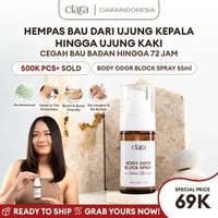 Ciara Body Odor Block Spray Antiperspirant Natural Bunuh bakteri & cegah bau badan hingga 72 jam Ant