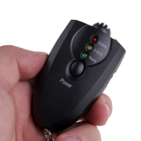 Mini Professional Key Chain Alcohol Meter Analyzer Portable Keychain Red Light LED Flashlight Alcohol Breath Tester Breathalyzer