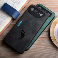 Leather Case For Asus ROG Phone 7 6 funda smooth feel durable phone cover for asus rog phone7 case coque
