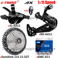 LTWOO AX11 MTB Bike 1x11 Speed Derailleur Groupset 11S Trigger Shifter SUNSHINE 42/46/50/52T Cassette Sprocket X11 Chains