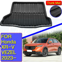 Tailored For Honda XRV XR-V VEZEL 2023 Rear Boot Cargo Liner Trunk Floor Mat Tray Luggage Cover Protector Tray
