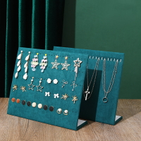絨布首飾架立式牌耳釘耳環架針式耳環展示板珠寶飾品展示道具