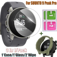 Bracelet accessories Frame Bezel For SUUNTO 9 Peak Pro Watch band HD Glass Film Screen Protector Case for Suunto9 Peak Pro Case