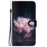 New Painting Flip Case For Nokia G42 XR21 X10 X20 G10 G20 XR20 C10 C20 G300 Cases Magnetic Lavender Plain Coque Phone Cover