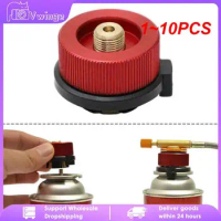 1~10PCS High Quality Material Gas Tank Adapter Fiery Stove Camping General Stove Gas Adapter Portable Hiking Easy To Use
