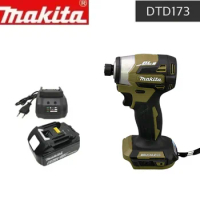 Makita DTD173 Green18v Lithium Japan Imported Domestic Version Brushless Impact Driver Power Tool Multi-function Tool