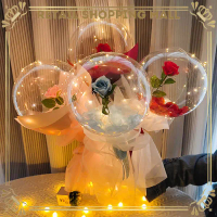 RSM Bucket Balon Bunga PVC Bucket Balon Lampu-Lampu