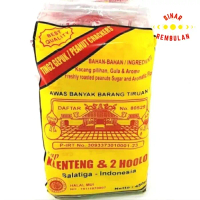 Enting Enting Gepuk Cap Klenteng & 2 Hoolo Asli 450 gr (Isi 50 buah).  Kacang Kering Makanan