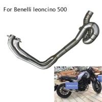 For Benelli leoncino 500 Exhaust motorcycle muffler exhaust pipe escape moto with db killer leoncino BJ500 without exhaust