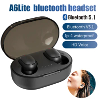 New A6 Lite TWS Bluetooth 5.0 Headphones Stereo True Wireless Earphones In Ear Sports Headset for Phone Fone Wireless Earbuds