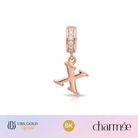 UBS Gold - Liontin Emas Charmee Alpha Cheri X - 8k - Ald0221k Rose Gold