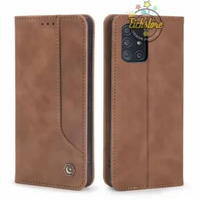 Case Untuk Samsung M51 Genuine Pola Casing Super PE Leather Cover Full 360 Degree TPU Waterproof - B
