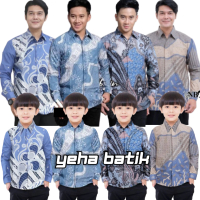 Terbaru Couple Batik Ayah dan Anak Laki laki || Kemeja Batik Pria Dewasa dan Anak Laki laki Modern T