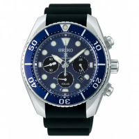 【SEIKO 精工】PROSPEX DIVER SCUBA 三眼水鬼太陽能潛水錶/44.5mm雙11限定(V192-0AD0B SSC759J1)