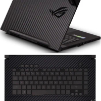 KH Carbon fiber Laptop Sticker Skin Decal Cover Protector Guard for ASUS ROG Strix G17 G713 G713QR G713QM 17.3-inch