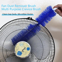 Fan Dust Remover Brush Bendable Microfibre Duster Household Cleanning Brush For Air-Conditioner Furniture Shutter Car Cleaner