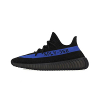 【adidas 愛迪達】Adidas yeezy boost 350 V2 Dazzling Blue 黑藍 慢跑鞋 GY7164(運動鞋 男鞋)