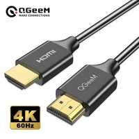 QGeeM 4K HDMI Cable HDMI 2.0 Adapter for Xiaomi Xbox Serries X PS5 PS4 TV Box Chromebook Laptops HDMI Splitter Digital Wire Cord