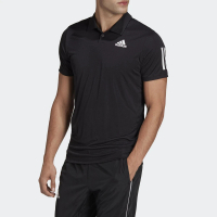 adidas 愛迪達 Club Smu3s Polo 男 Polo衫 短袖上衣 吸濕 排汗 運動 網球 黑(HB6224)