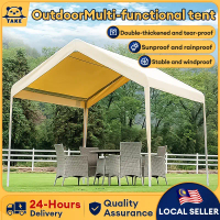 WTHB Gazebo Tent Heavy Duty 10x10ft 10x15ft High Quality Parking Tent Canopy Khemah Lipat Payung nia