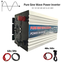 Power Inverter Pure Sine Wave 8000W 6000W 5000W 12V 24V 48V DC To AC 220V Solar Inverter Solar System Complete Kit for Home