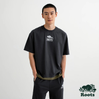 【Roots】Roots 男裝- ROOTS METALLIC短袖T恤(深灰色)