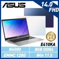 【ASUS華碩 】 E410KA 14吋/N6000/8G/EMMC 128GB/Windows 11 S