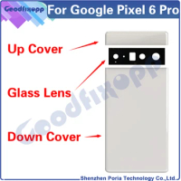 For Google Pixel 6 Pro GLUOG G8VOU Pixel6Pro Battery Back Case Cover Rear Lid Housing Door Repair Parts Replacement