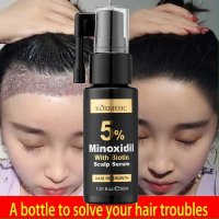 Hair growth serum 30ml Minoxidil 5% Extra Strength Penumbuh Rambut Beard Oil Serum Penumbuh Dan Pene