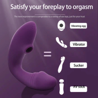New Sucking Vibrator for Women Dildo for Womens Sucker Clit Clitoris Stimulator Vagina Vibrator Female Sex Toys for