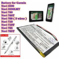 GPS Navigator Battery 3.7V/1250mAh 361-00019-11 for Garmin Nuvi 3590,3590LMT,700 ( 3 wires ),710,710T,760,760T,765,765T
