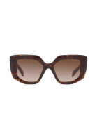 Prada Prada Women's Irregular Frame Brown Acetate Sunglasses - PR 14ZSF