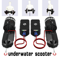 2pcs/1pcs Electric Underwater Scooters Sea Scooters 20M Waterproof Scuba Diving Gear Snorkeling Swimming Auxiliary Equipment