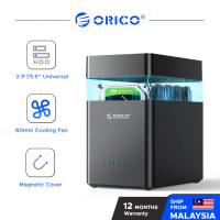 ORICO 5 Bay Hard Drive Enclosure Magnetic 3.5-inch Type-C with Built-in Fan 12V6.5A Power(DS500)