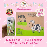 MMP - MilkLife susu segar UHT bebas laktosa free lactose 200ml 1 karton isi 24pcs