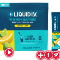 30 Sticks Lemon Lime Exp 2026 Liquid I.V. Hydration Multiplier | Liquid IV