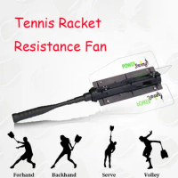 Professional Tennis Trainer Padle Racket Resistance Fan Sports Training Machine Increase Swing Speed Accessories