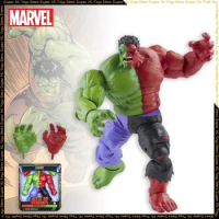 Marvel Legends Select Red Green Hulk Action Figure Collectible Ornament Model Movable Joints Statue Toy Adult Kids Surprise Gift