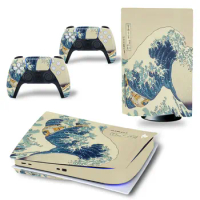 PS5 Skin Sticker Decal Cover for PlayStation 5 Console and 2 Controllers PS5 Disk Skin Sticker Vinyl PS5Digital skin PS5 Skin