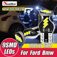 A pack W5W T10 168 194 LED Light Bulbs Car Interior Reading Parking Lights White 6000K No Error 12V for BMW Audi Mercedes BENZ