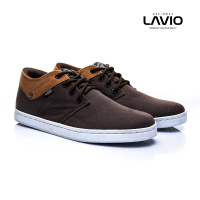 Lavio Hilton-Sepatu Sneakers Pria Keren Casual Low Nongkrong Lavio Hilton Kanvas Rubber Original_Jor