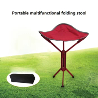 Portable Folding Stool, Multi-function, Ultralight, Camping, Retractable, Nature, Hike, Leisure, Fishing, Travel Supplies
