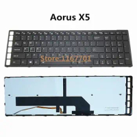 New Laptop US/GR backlight Keyboard For Gigabyte AORUS 14 X3 AORUS 15 X5 X5S V5 V6 V8 X7 PRO-SYNC V142645GS1 V142645AS1