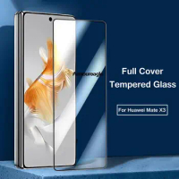3D Curved Full Glue Tempered Glass For Huawei Mate X3 Full Cover film Safety Screen Protector Guard On For Huawei Mate X3