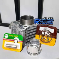 SILINDER BLOK + PISTON KIT NPP SUZUKI NEX CARBU ADDRESS BLOK SET PISTON STD