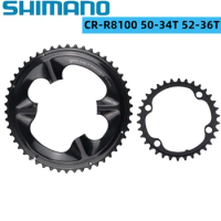 Shimano Ultegra R8100 Chainring 12s For FC-R7100 R8100 34T/50T/50-34T Original Shimano Crown CR-R8100 For Di2 R8100 R8170 R8150